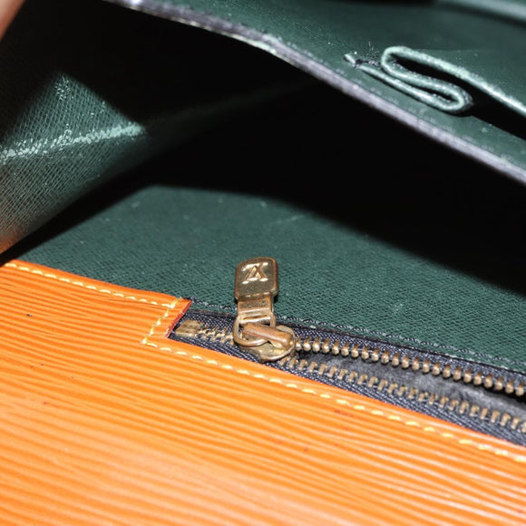 LOUIS VUITTON Epi Serviette Conseiller Briefcase Brown M54423 LV Auth BA10044