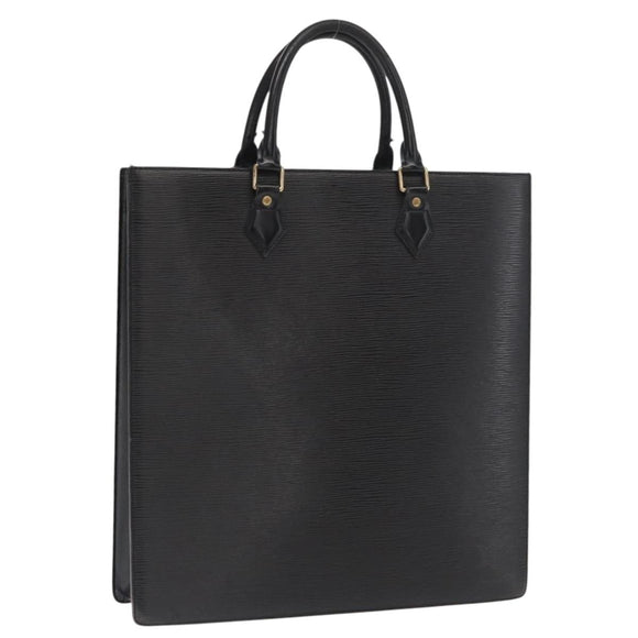 LOUIS VUITTON Epi Sac Plat Hand Bag Black M59082 LV Auth BA10045