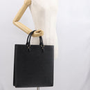 LOUIS VUITTON Epi Sac Plat Hand Bag Black M59082 LV Auth BA10045-23