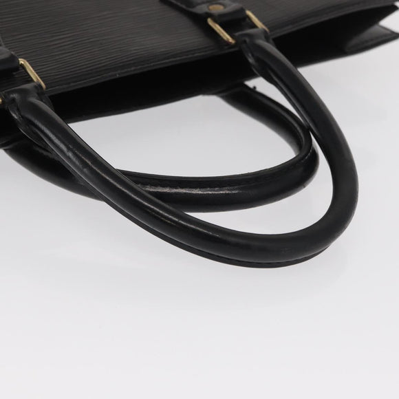 LOUIS VUITTON Epi Sac Plat Hand Bag Black M59082 LV Auth BA10045