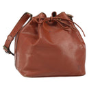 LOUIS VUITTON Epi Petit Noe Shoulder Bag Brown M44103 LV Auth BA10046-1