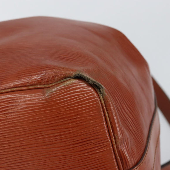 LOUIS VUITTON Epi Petit Noe Shoulder Bag Brown M44103 LV Auth BA10046