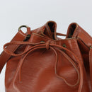 LOUIS VUITTON Epi Petit Noe Shoulder Bag Brown M44103 LV Auth BA10046-10