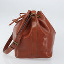 LOUIS VUITTON Epi Petit Noe Shoulder Bag Brown M44103 LV Auth BA10046-3