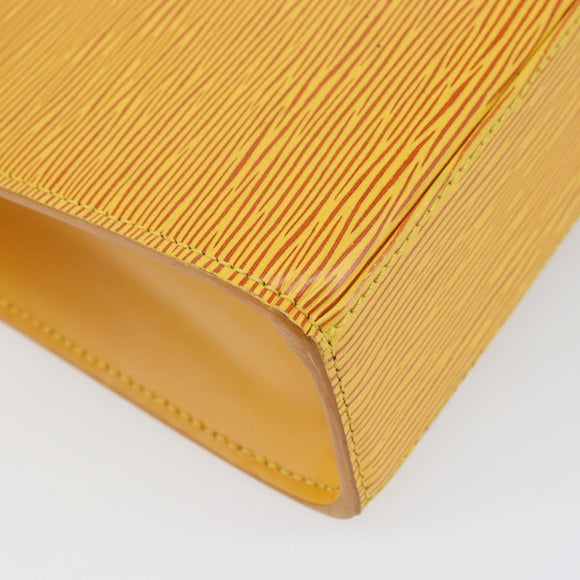 LOUIS VUITTON Epi Malesherbes Bag Tassili Yellow Jonne M52379 LV Auth BA10048