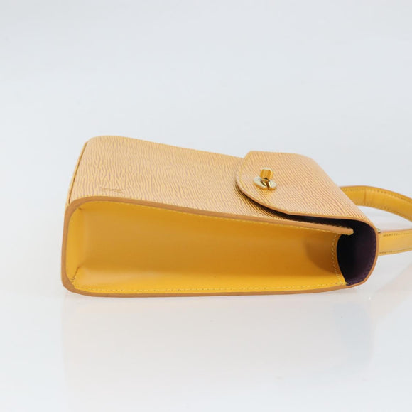 LOUIS VUITTON Epi Malesherbes Bag Tassili Yellow Jonne M52379 LV Auth BA10048