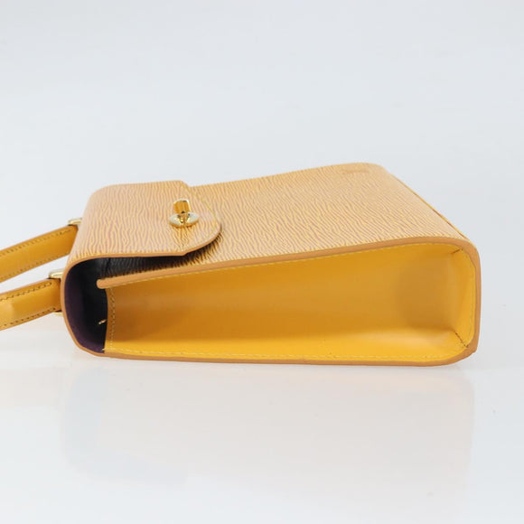 LOUIS VUITTON Epi Malesherbes Bag Tassili Yellow Jonne M52379 LV Auth BA10048