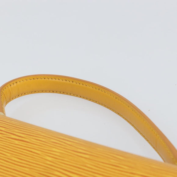 LOUIS VUITTON Epi Malesherbes Bag Tassili Yellow Jonne M52379 LV Auth BA10048