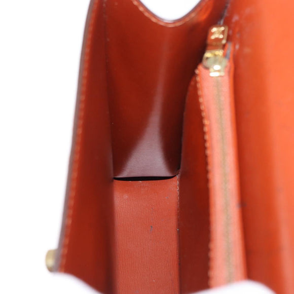 LOUIS VUITTON Epi Malesherbes Hand Bag Brown M52373 LV Auth BA10049