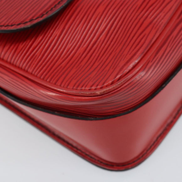 LOUIS VUITTON Epi Cartesier MM Shoulder Bag Red M52247 LV Auth BA10051