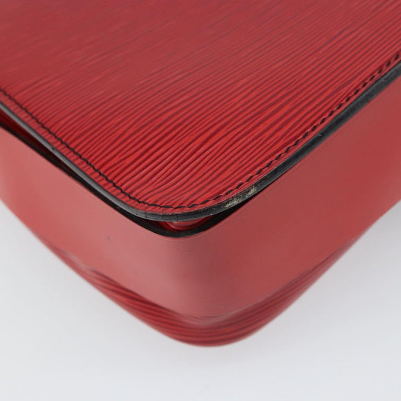 LOUIS VUITTON Epi Cartesier MM Shoulder Bag Red M52247 LV Auth BA10051