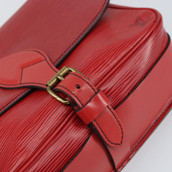 LOUIS VUITTON Epi Cartesier MM Shoulder Bag Red M52247 LV Auth BA10051