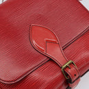 LOUIS VUITTON Epi Cartesier MM Shoulder Bag Red M52247 LV Auth BA10051-15