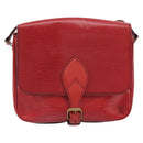 LOUIS VUITTON Epi Cartesier MM Shoulder Bag Red M52247 LV Auth BA10051-2