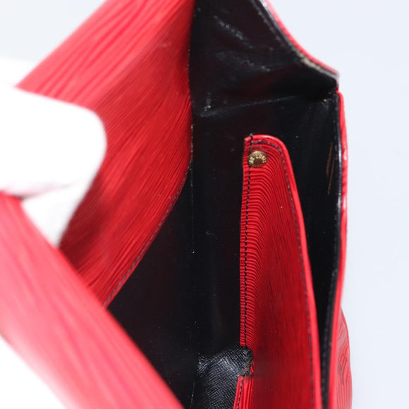 LOUIS VUITTON Epi Cartesier MM Shoulder Bag Red M52247 LV Auth BA10051