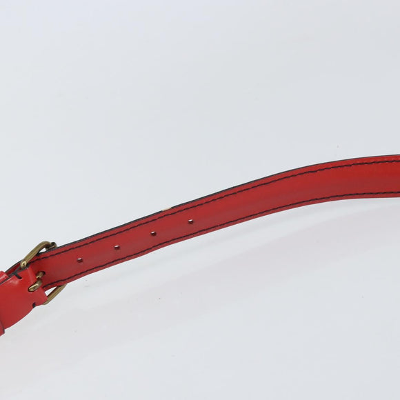 LOUIS VUITTON Epi Cartesier MM Shoulder Bag Red M52247 LV Auth BA10051