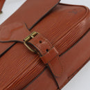 LOUIS VUITTON Epi Cartouchiere MM Shoulder Bag Brown M52243 LV Auth BA10052-9