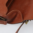 LOUIS VUITTON Epi Cartouchiere MM Shoulder Bag Brown M52243 LV Auth BA10052-10