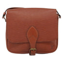 LOUIS VUITTON Epi Cartouchiere MM Shoulder Bag Brown M52243 LV Auth BA10052-13