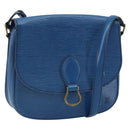 LOUIS VUITTON Epi Saint Cloud GM Shoulder Bag Toledo Blue M52195 LV Auth BA10053-1