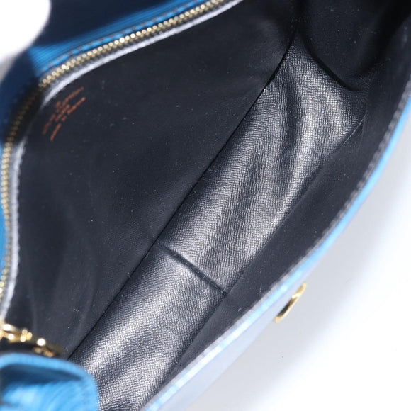 LOUIS VUITTON Epi Saint Cloud GM Shoulder Bag Toledo Blue M52195 LV Auth BA10053