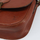 LOUIS VUITTON Epi Saint Cloud PM Shoulder Bag Brown M52213 LV Auth BA10054-14