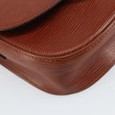 LOUIS VUITTON Epi Saint Cloud PM Shoulder Bag Brown M52213 LV Auth BA10054-15