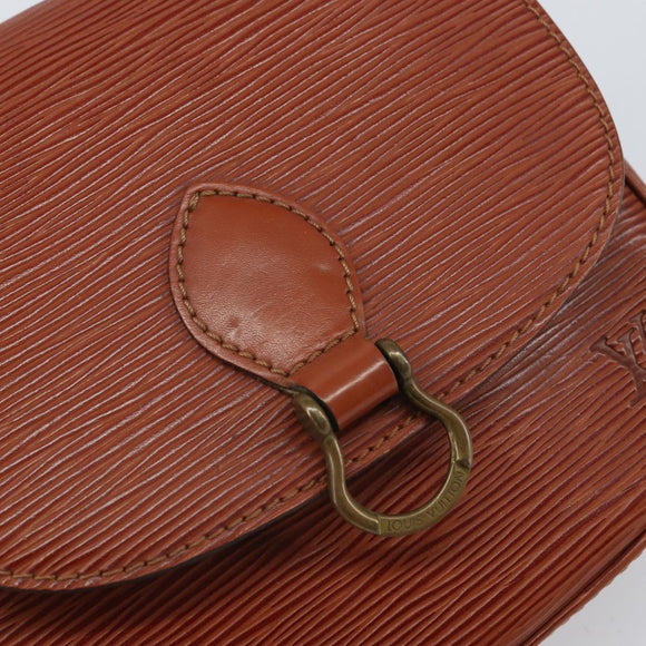 LOUIS VUITTON Epi Saint Cloud PM Shoulder Bag Brown M52213 LV Auth BA10054