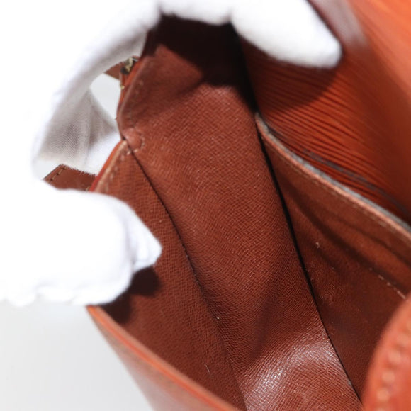 LOUIS VUITTON Epi Saint Cloud PM Shoulder Bag Brown M52213 LV Auth BA10054