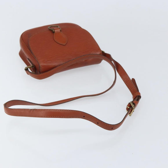 LOUIS VUITTON Epi Saint Cloud PM Shoulder Bag Brown M52213 LV Auth BA10054