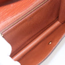 LOUIS VUITTON Epi Montaigne 27 Clutch Bag Brown LV Auth BA10055-9