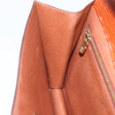LOUIS VUITTON Epi Montaigne 27 Clutch Bag Brown LV Auth BA10055-19