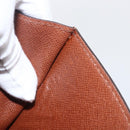 LOUIS VUITTON Epi Montaigne 27 Clutch Bag Brown LV Auth BA10055-12