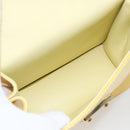 LOUIS VUITTON Monogram Vernis Spring Street Bag Lime Yellow M91068 Auth BA10056-11