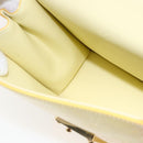 LOUIS VUITTON Monogram Vernis Spring Street Bag Lime Yellow M91068 Auth BA10056-19