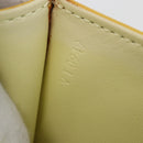 LOUIS VUITTON Monogram Vernis Spring Street Bag Lime Yellow M91068 Auth BA10056-12