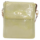 LOUIS VUITTON Monogram Vernis Motto Accessory Pouch Gris M91030 LV Auth BA10058-13
