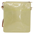 LOUIS VUITTON Monogram Vernis Motto Accessory Pouch Gris M91030 LV Auth BA10058-2