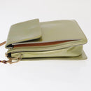 LOUIS VUITTON Monogram Vernis Motto Accessory Pouch Gris M91030 LV Auth BA10058-4
