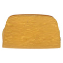 LOUIS VUITTON Epi Dauphine PM Pouch Yellow M48449 LV Auth BA10059-2