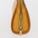 LOUIS VUITTON Epi Dauphine PM Pouch Yellow M48449 LV Auth BA10059-4