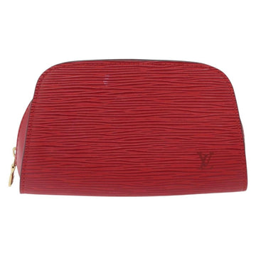 LOUIS VUITTON Epi Dauphine PM Pouch Castilian Red M48447 LV Auth BA10060 - 0