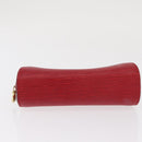 LOUIS VUITTON Epi Dauphine PM Pouch Castilian Red M48447 LV Auth BA10060-7