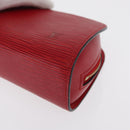 LOUIS VUITTON Epi Dauphine PM Pouch Castilian Red M48447 LV Auth BA10060-9