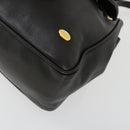 BALLY Backpack Leather Brown Gold Auth BA10063-8
