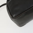 BALLY Backpack Leather Brown Gold Auth BA10063-15