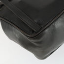 BALLY Backpack Leather Brown Gold Auth BA10063-17