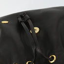 BALLY Backpack Leather Brown Gold Auth BA10063-19
