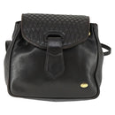 BALLY Backpack Leather Brown Gold Auth BA10063-13