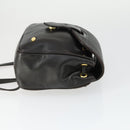 BALLY Backpack Leather Brown Gold Auth BA10063-3